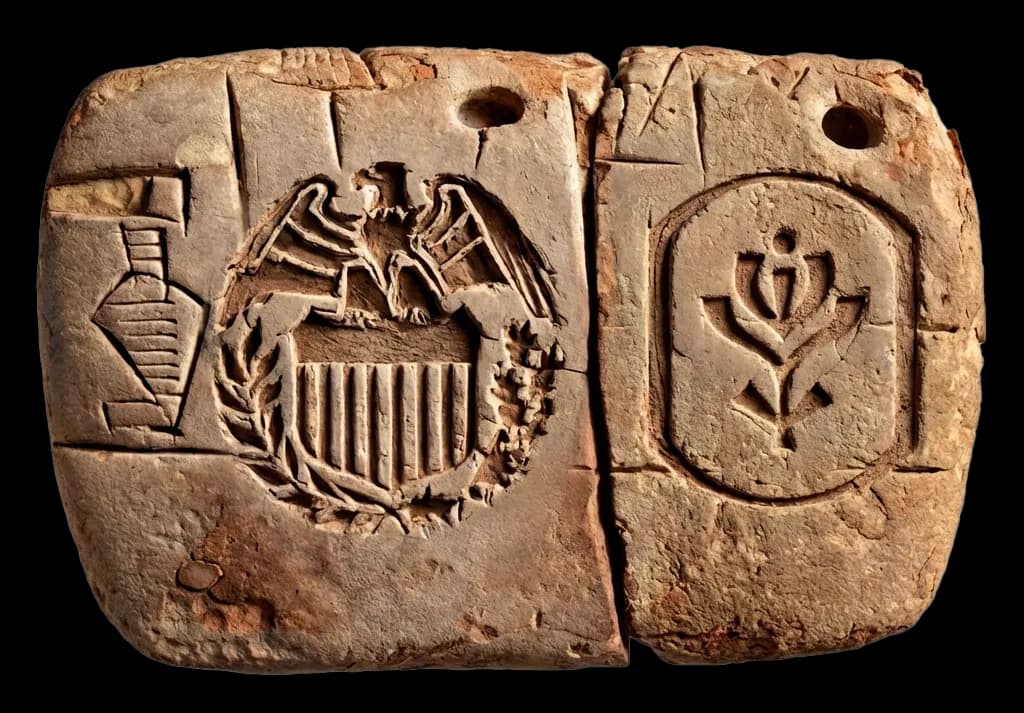 Ancient Mesopotamian banking tablet